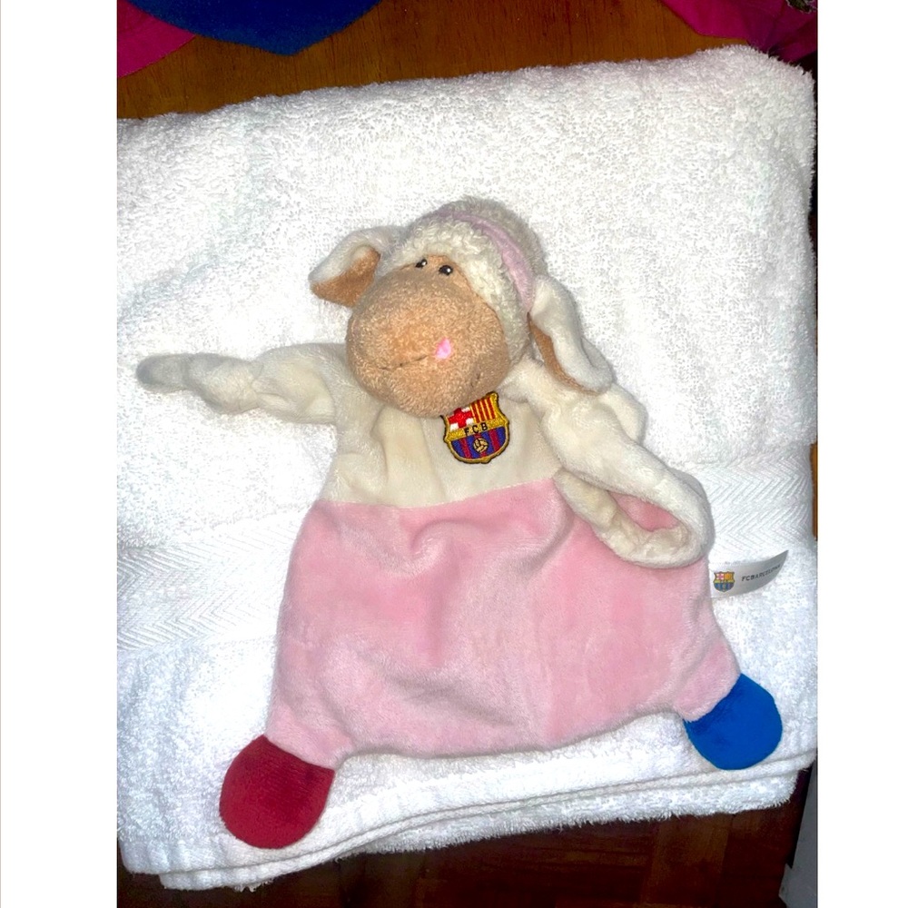 FC Barcelona Child Snuggler Sheep